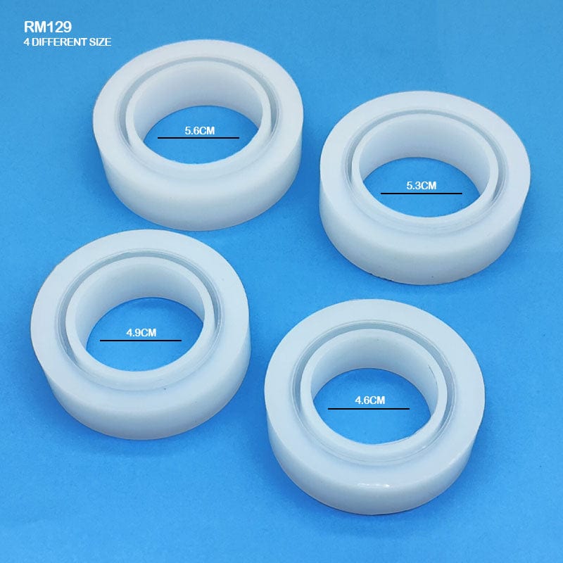 MG Traders Resin Products Rm129 Silicon Mold Bangle Set 4