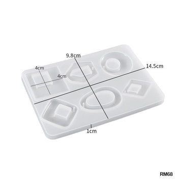 Rm68 Silicone Mold 6 Pendant 14*9.6Cm