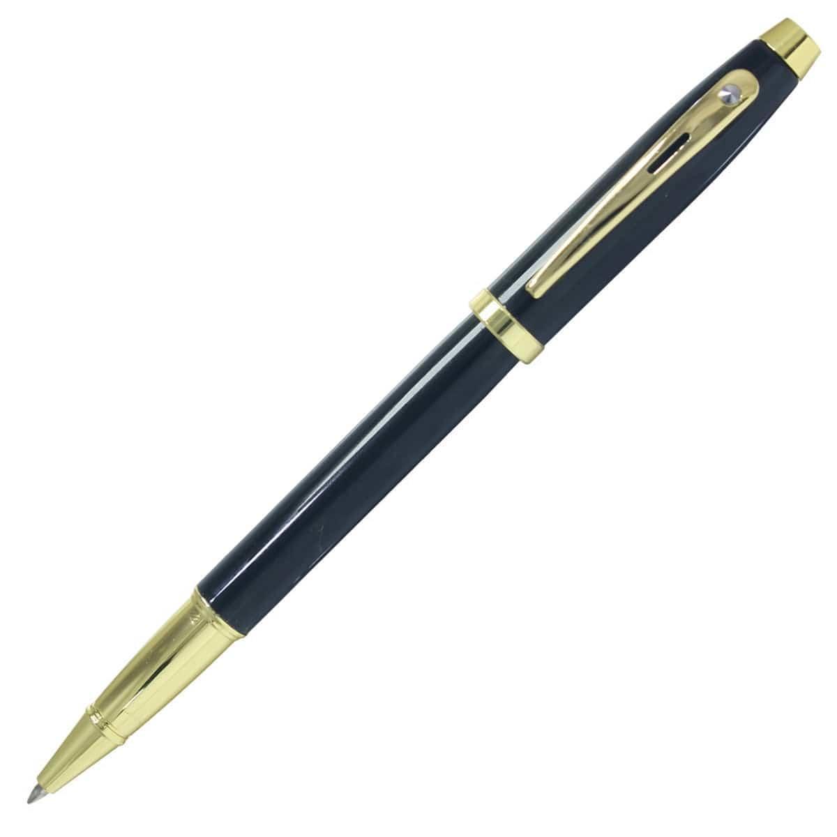 jags-mumbai Roller Pens Roller Pen Black Golden Clip 301RPBKGC - Premium Quality Writing Instrument
