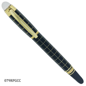Roller Pen Black Golden Clip Cheks 079RPGCC