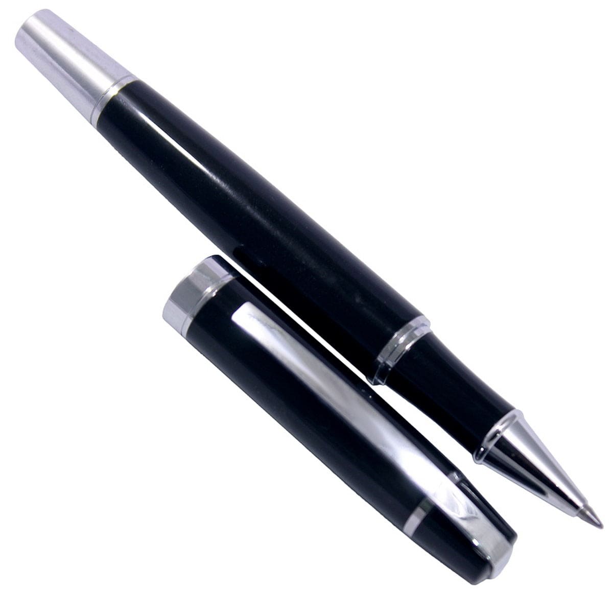 jags-mumbai Roller Pens Roller Pen Black Silver Clip