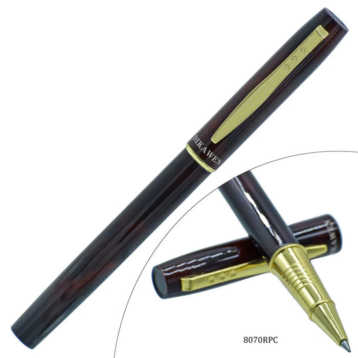 Roller Pen Colour  Golden Clip