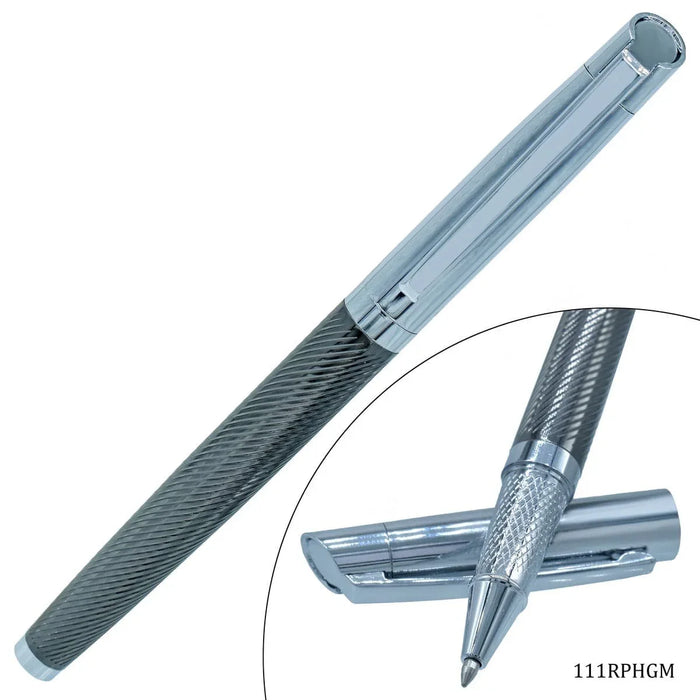 Roller Pen Half Gum Metal and Silver Clip