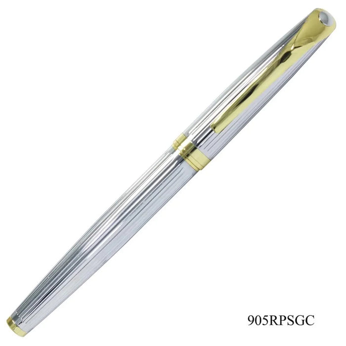 Roller Pen Silver Golden Clip