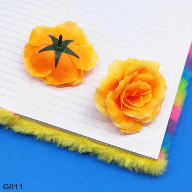 MG Traders Artificial Flower G011 Rose Flower 50Pcs (7Cm Approx)