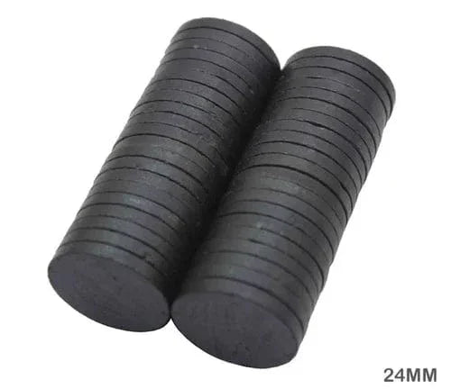 Black 12X3Mm Magnet 50Pc (12Mm)  (Contain 1 Unit)