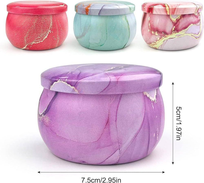 Puneet Gifts Decoration Metal Candle Jar for Timeless Ambiance Assort I Pack of 1 I