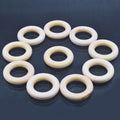 jags-mumbai Wooden Slice Round Wooden Ring 30MM 10Pcs Set