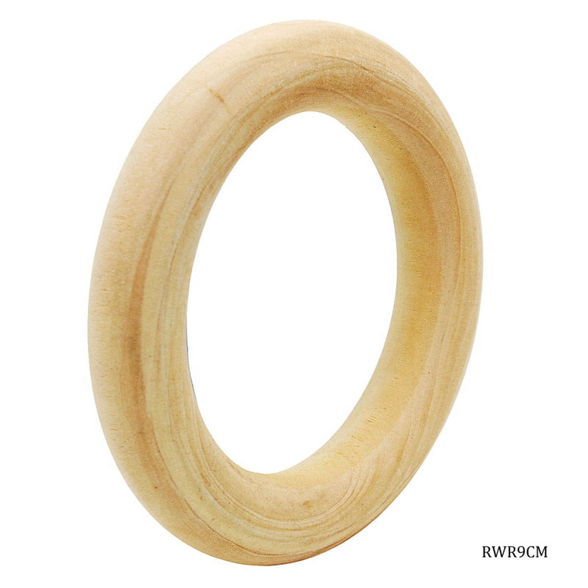 jags-mumbai Wooden Slice Round Wooden Ring 9cm