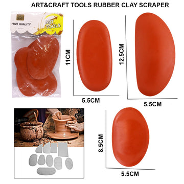 Ravrai Craft - Mumbai Branch clay and dotting tools RUBBER CLAY SCRAPPER