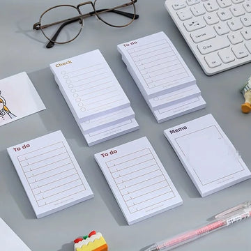 To-Do List Sticky Notes - 50 Sheets of Productivity (80 x 45mm)