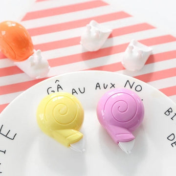 rushabh novelty correction tape Pastel snail shaped Correction Tape In Cute Style- 6M