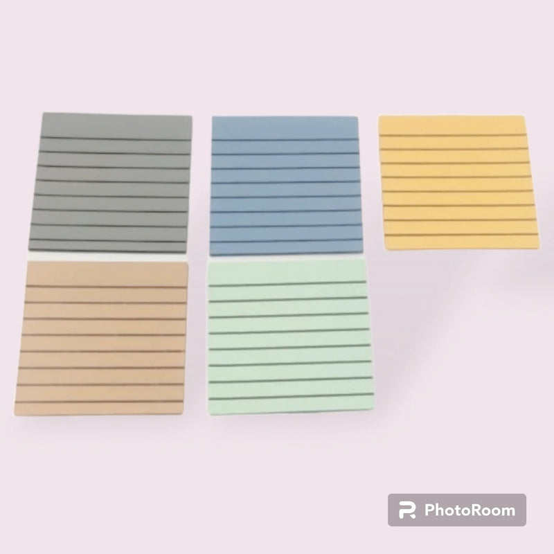 Transparent sticky notes, clear and see-through