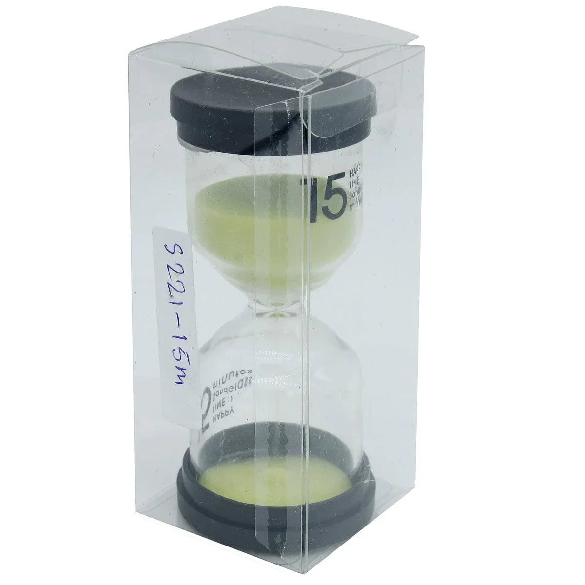 jags-mumbai 1 Sand Timer and Other Clock Sand Timer Plastic Round Glass 15 Minute A-11715M