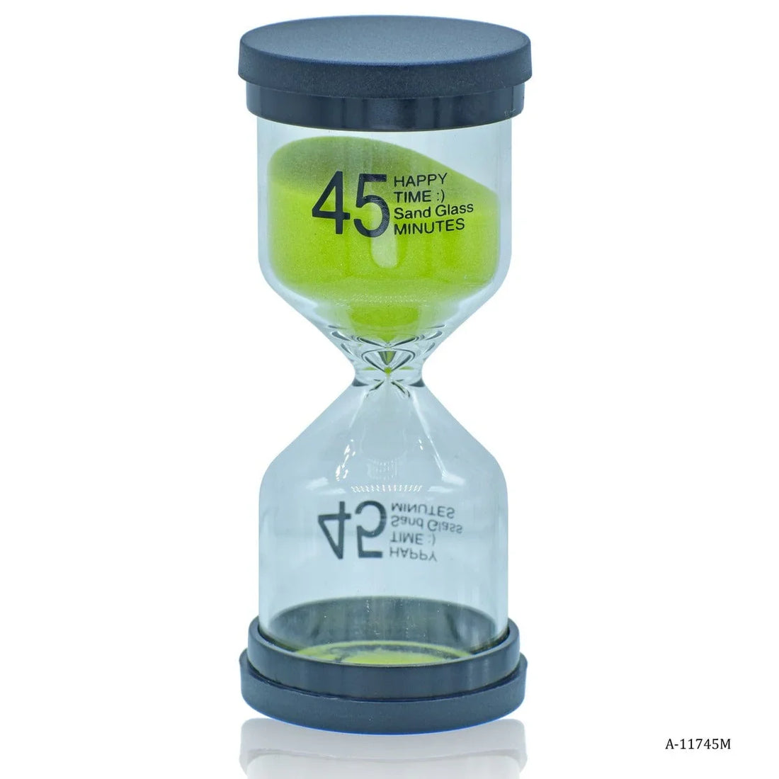jags-mumbai Sand & Clock Timers Sand Timer Plastic Round Glass 45 Minute