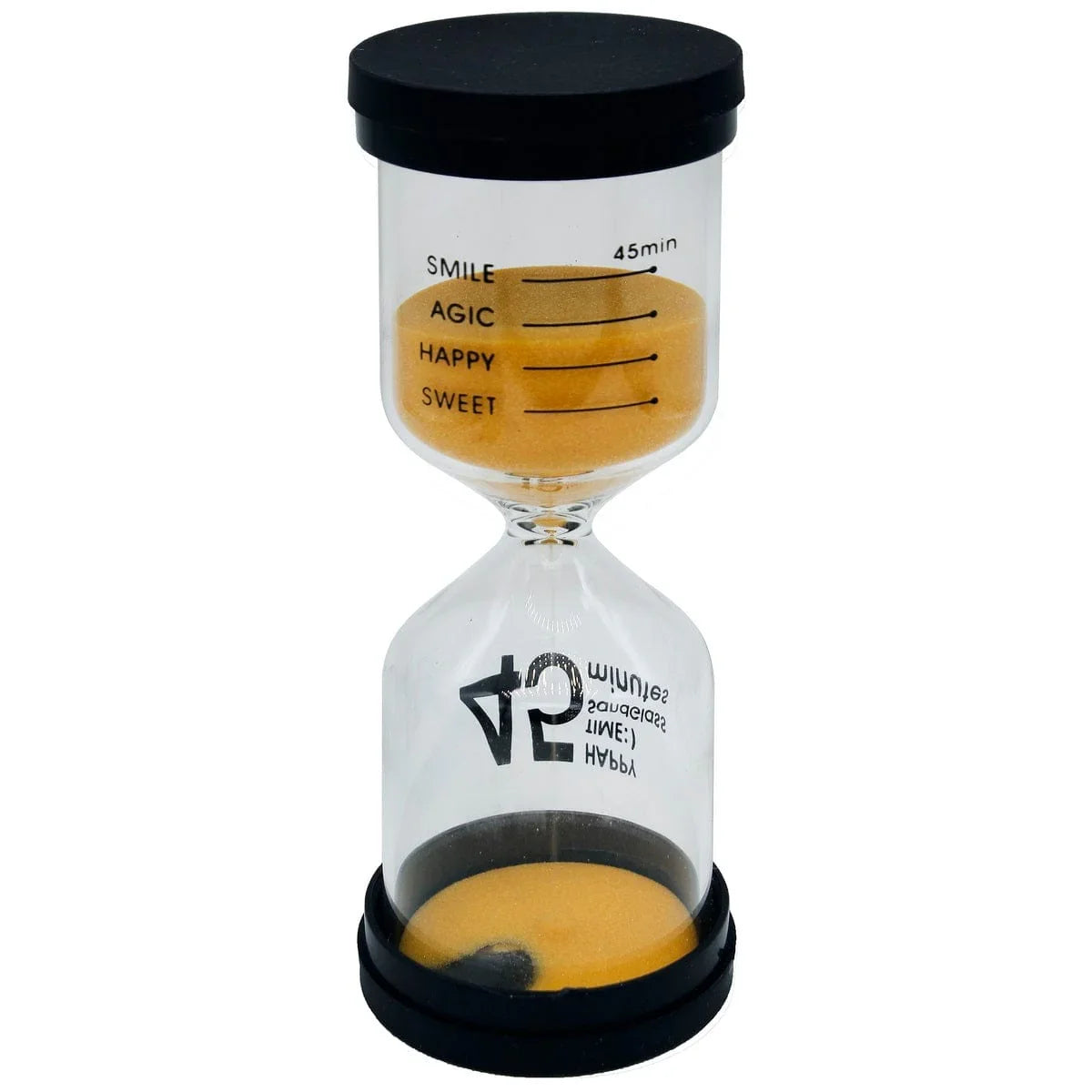 jags-mumbai Sand & Clock Timers Sand Timer Plastic Round Glass 45 Minute