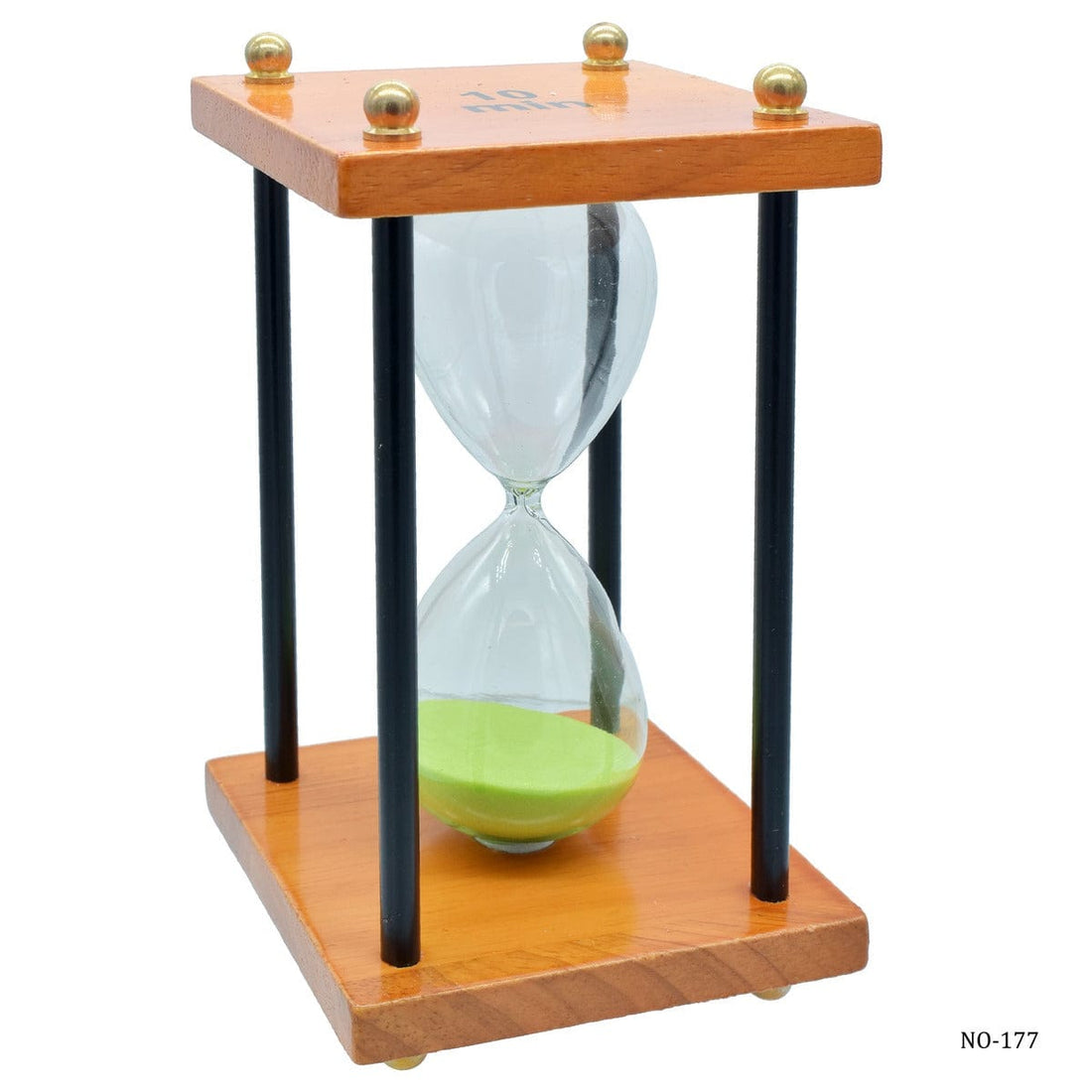 jags-mumbai Sand Timer Sand Timer Wooden 10min NO-177