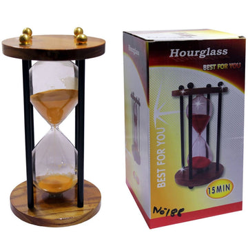 jags-mumbai Sand Timer Sand Timer Wooden 15min NO-188