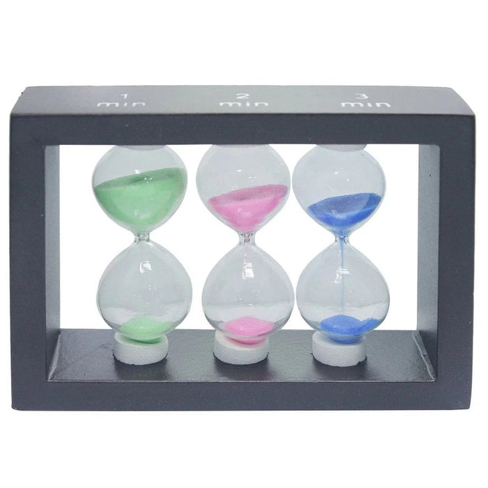 Sand Timer Wooden 3in1