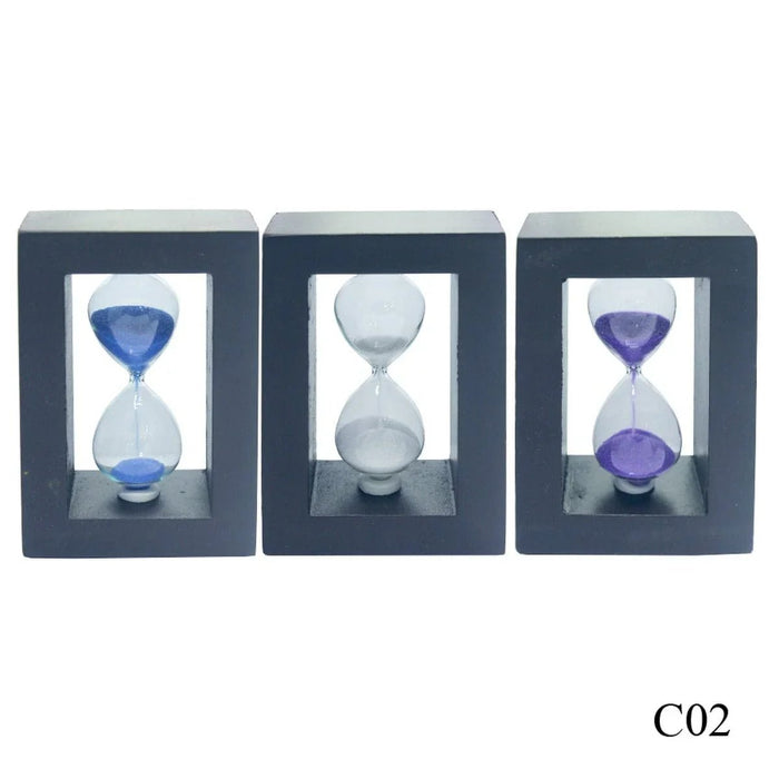 Sand Timer Wooden 4.6 x 3inch Medium