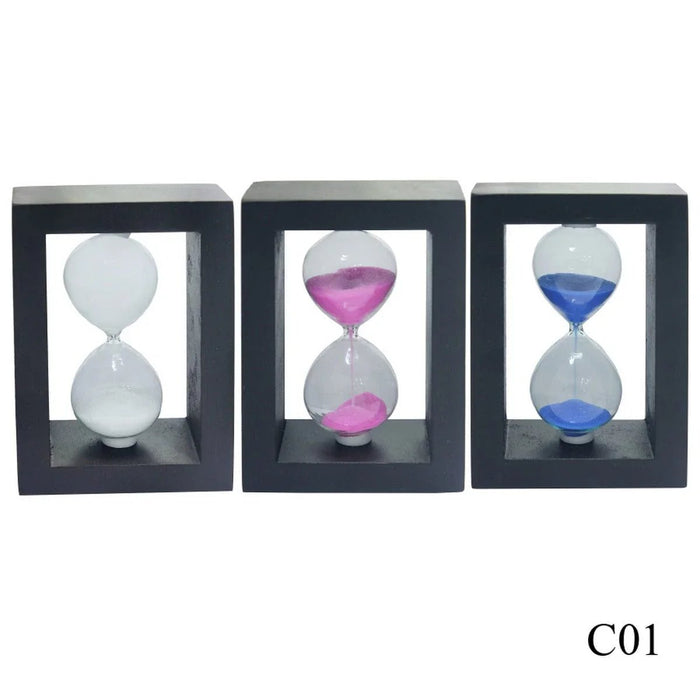 Sand Timer Wooden 5.75 x 4inch Big C01