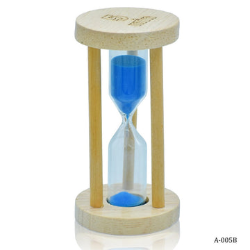 jags-mumbai Sand & Clock Timers Sand Timer Wooden Round Model 5 Minutes A-005B