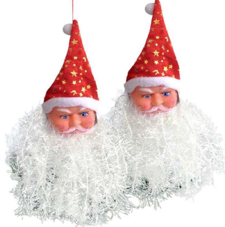 Inkarto Santa's Charm Collection: Festive Face Dolls for Christmas Cheer