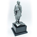 jags-mumbai Office Display Stands Sardar Patel 7inch Big Wooden Stand Black