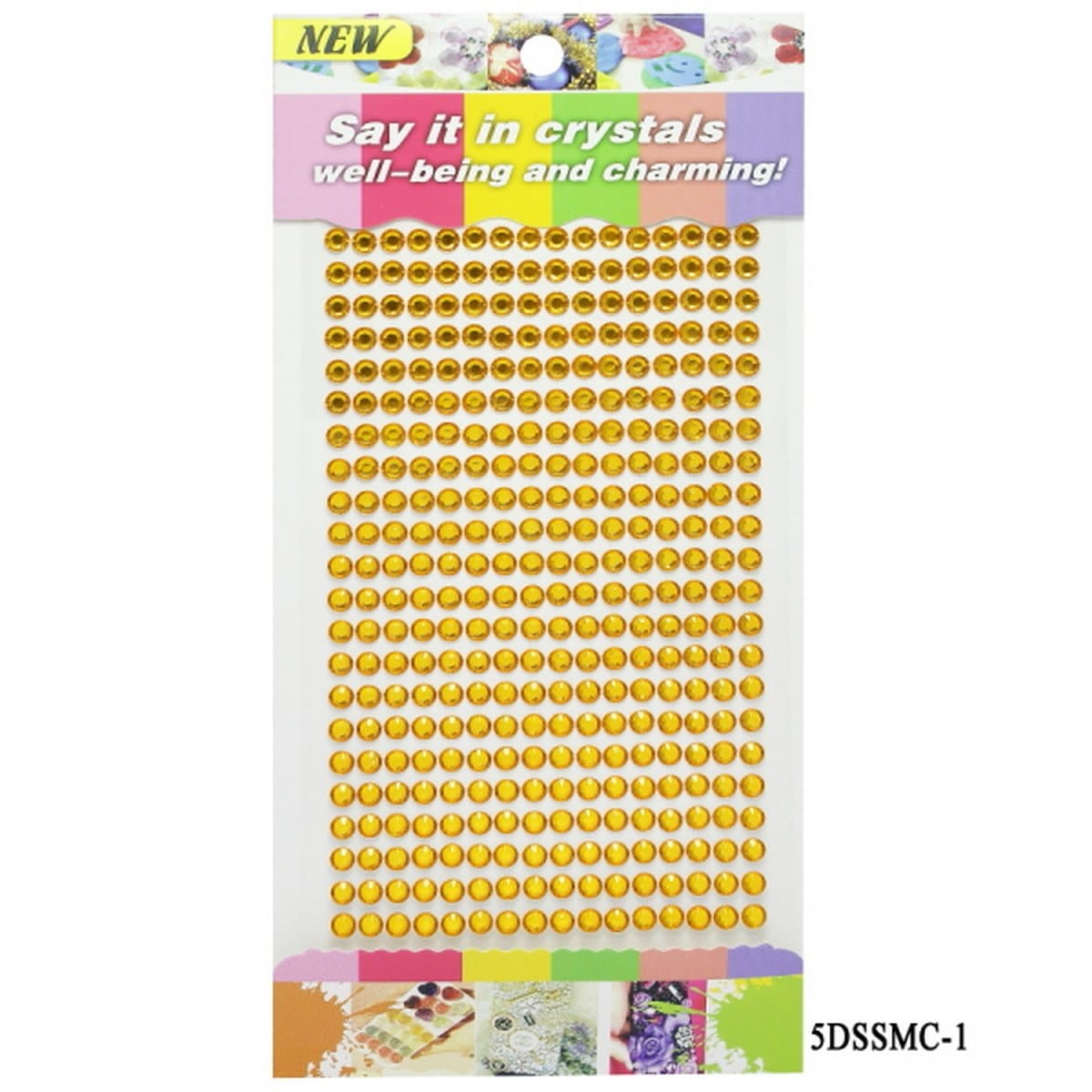 jags-mumbai Pearl & Diamond Stickers School project stickers diamond pattern- Gold