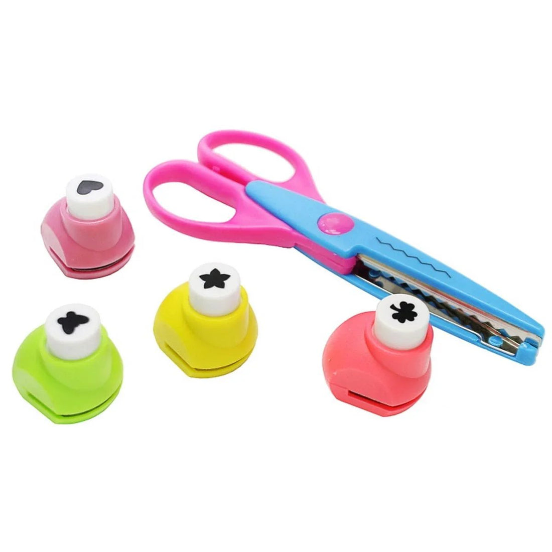 Scissors With Punch Set JF625-821