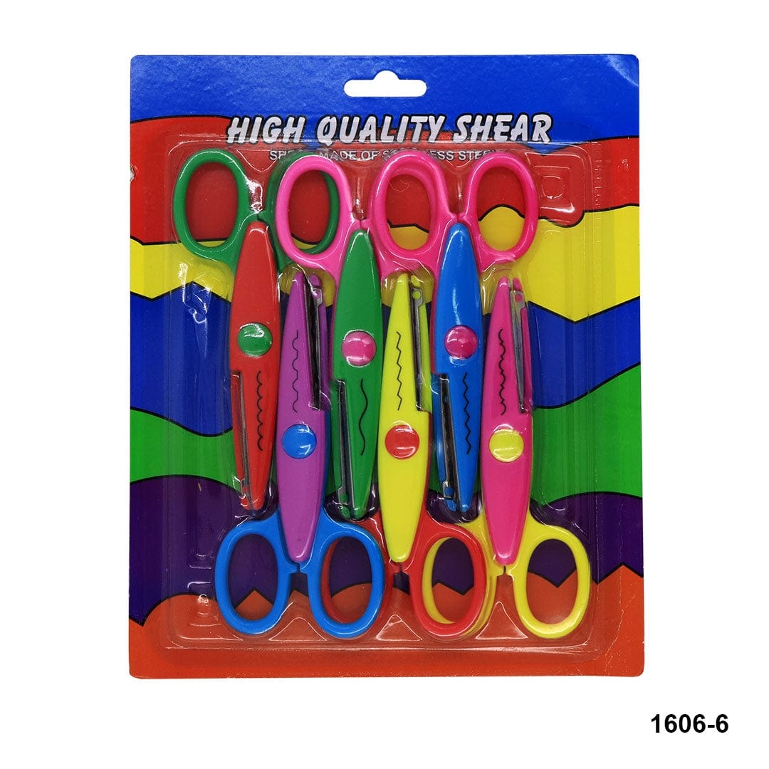 Ravrai Craft - Mumbai Branch Scissors & Pins Scissors Zigzag 6Pcs