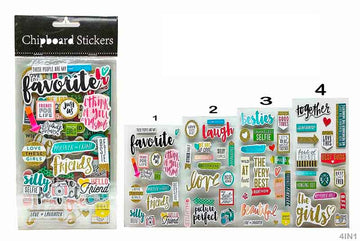 Scrap Book Journaling Sticker 4 In 1 (4In1)