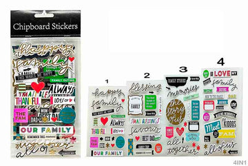 Scrap Book Journaling Sticker 4 In 1 (4In1)