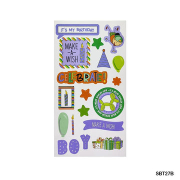 MG Traders 1 Stickers Sbt27B Scrap Book Sticker