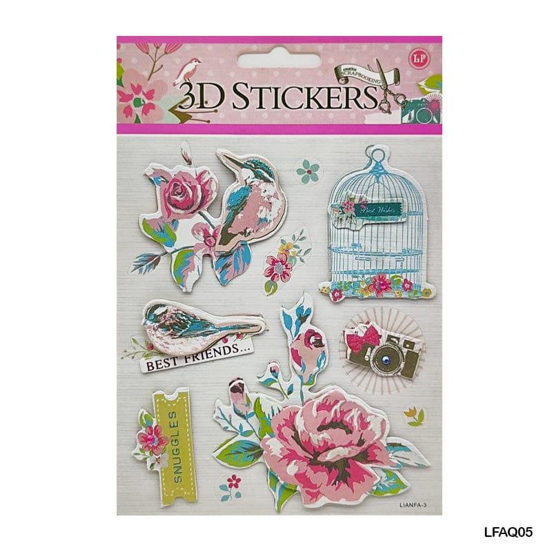 Dimensional 3D Stickers for Scrapbooking & Journaling