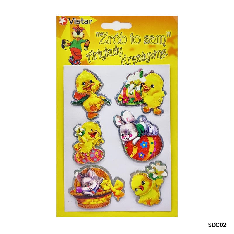 MG Traders 1 Stickers Sdc02 Scrapbooking Duck 3D Sticker