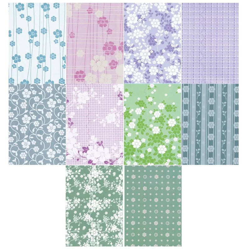 jags-mumbai Designed Paper Scrapbooking paper packs ,printed greeting papers of Paper Jags A5 Beautiful FlowerNX BNXA5X40