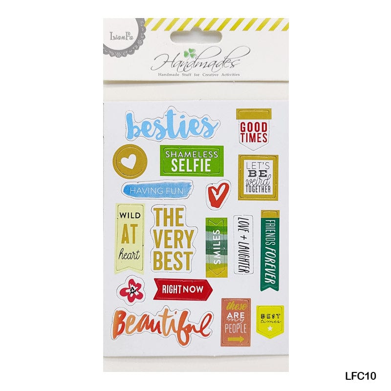 MG Traders Stickers Lfc10 Scrapbooking Sticker