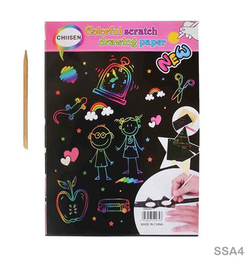 MG Traders 1 Paper Scratch Sheet A4 10 Sheets (Ssa4)