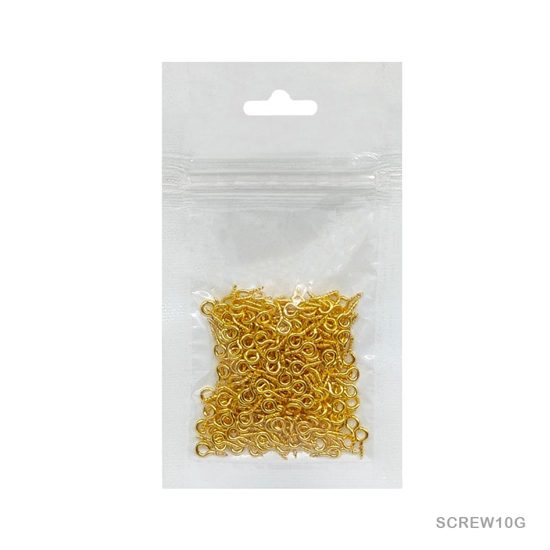 Screw Steel 10Gm Gold 1X4X8Mm (Screw10G)