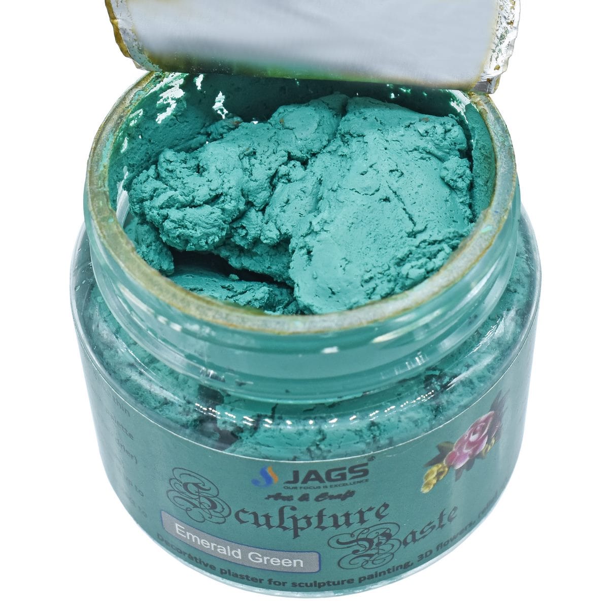 jags-mumbai Mediums & Varnish Sculpture Paste 150GM Emerald Green