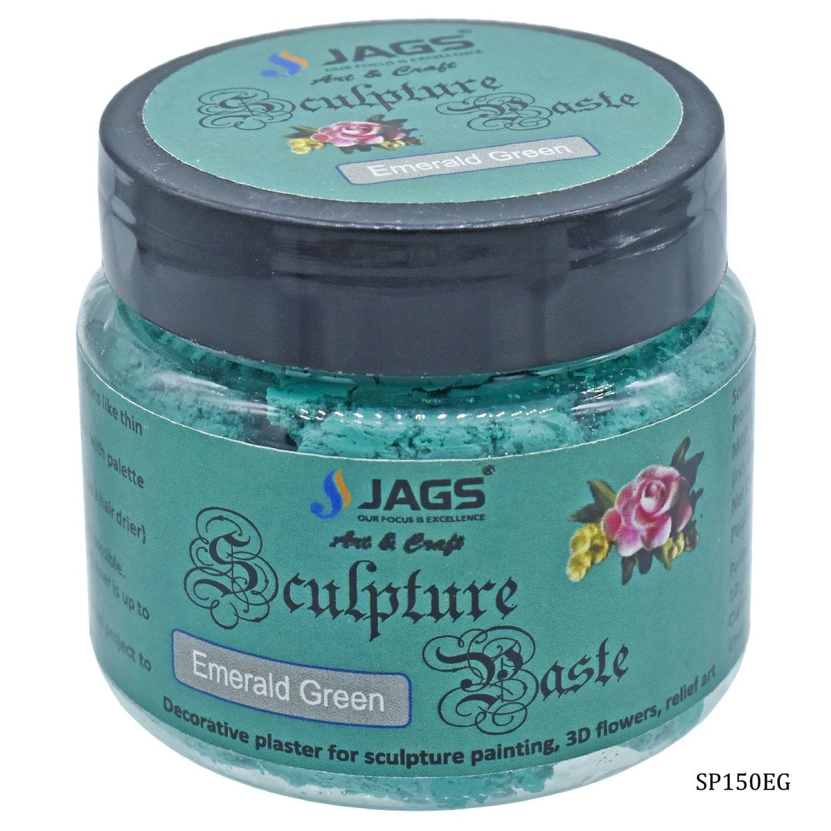 jags-mumbai Mediums & Varnish Sculpture Paste 150GM Emerald Green