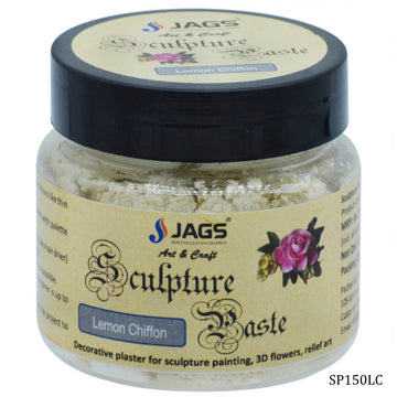 jags-mumbai Mediums & Varnish Sculpture Paste 150GM Lemon Chiffon