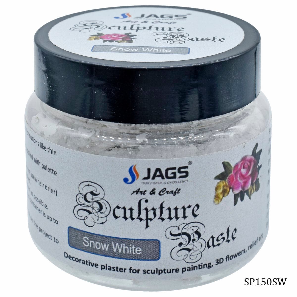 jags-mumbai Mediums & Varnish Sculpture Paste 150Gsm Snow White SP150SW