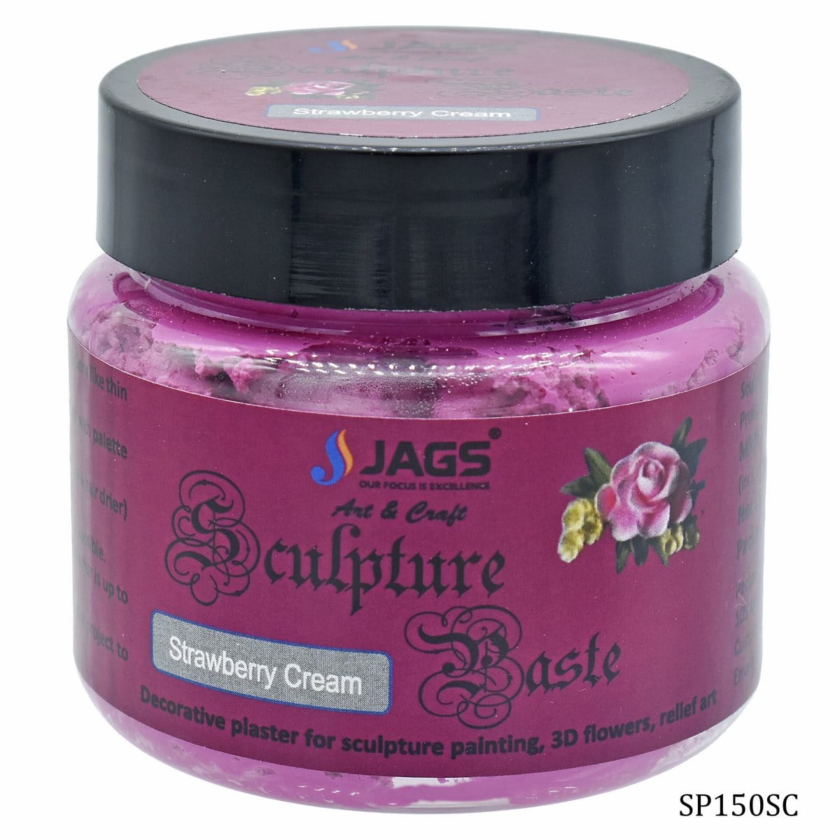 jags-mumbai Mediums & Varnish Sculpture Paste 150Gsm Strawberry Cream SP150SC