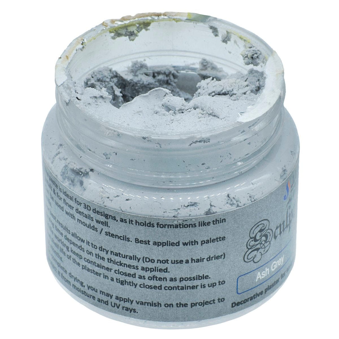 jags-mumbai Mediums & Varnish Sculpture Paste (Ash grey shade)- 150 grams