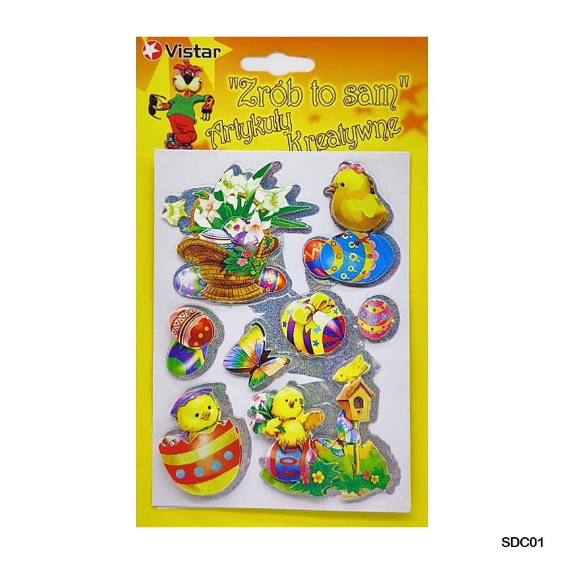 MG Traders scrapbook Stickers Sdc01 Scrapbooking Duck 3D Journaling Sticker  (Pack of 6)