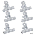 jags-mumbai Clip SecureHold: 6-Piece Box of Stainless Steel 75mm Round Clips - Heavy-Duty Document Binding with Reliability