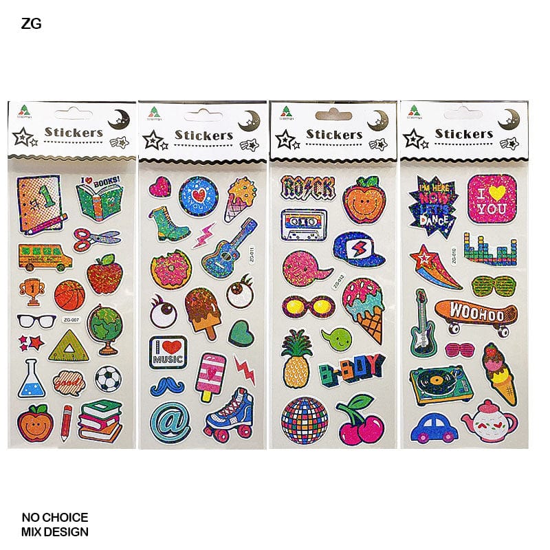 MG Traders Pack Stickers Zg Senyi Kids Journaling Sticker  (Contain 1 Unit)