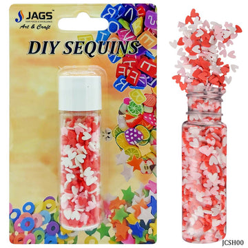 jags-mumbai Sequin Sequins Shaker Slice Heart  JCSH00